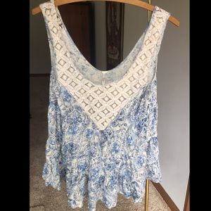Free People Tiered Boho Top